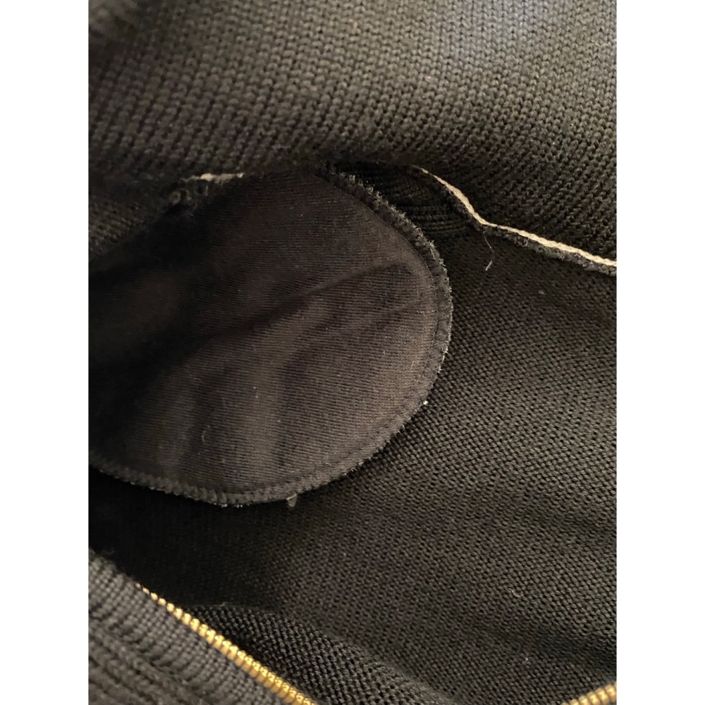 ESCADA Wool Zip Up Cardigan with Braided Cable M - Picture 9 of 11